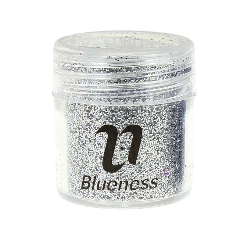 Набор из 4 бутылок золотой, серебряной, черной пайеткой и камнями для ногтей, глиттером, декорациями, акриловым УФ-порошком и 3D-арт-советами BG057-060.