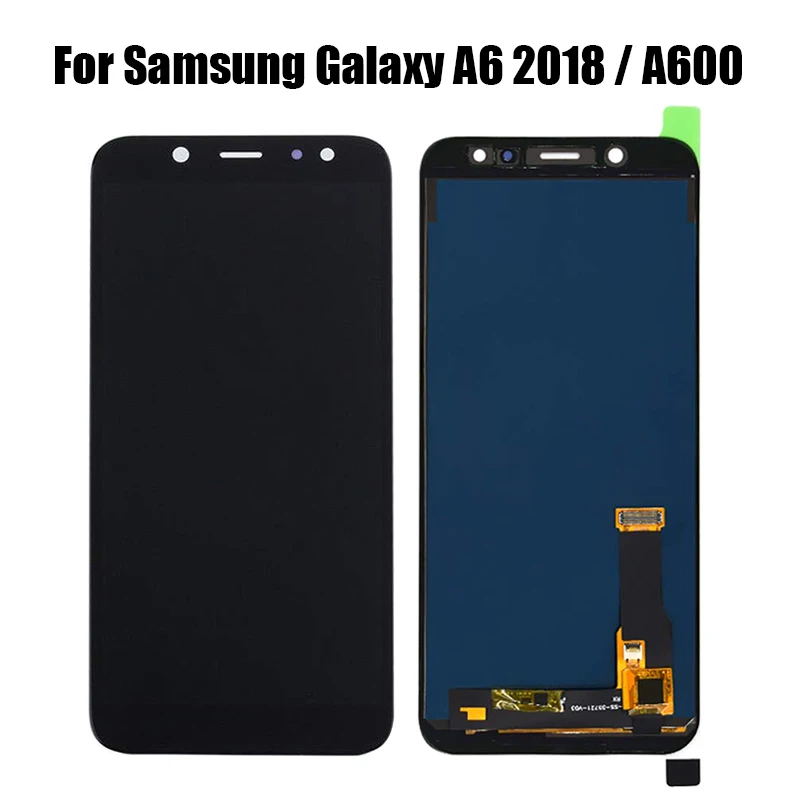 ЖК дисплей TFT / AMOLED для SAMSUNG GALAXY A6 2018 A600 с сенсорным экраном и дигитайзером в сборе