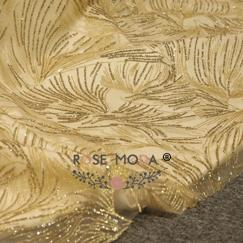 Rose Moda Luxury Gold Silver Glitter Wedding Dress 2018 Strapless Bling Wedding Ball Gown Arabic Wedding Gowns Photography Dress