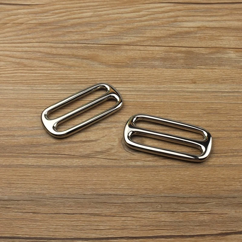 DIY кожа ремесла твердая латунь фурнитура ремень горка NP размер 40 мм|strap slides|finish |