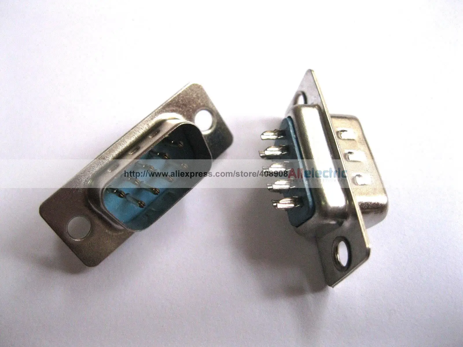 

120 Pcs D Sub 9 Pin Male Solder Connector for PC Use