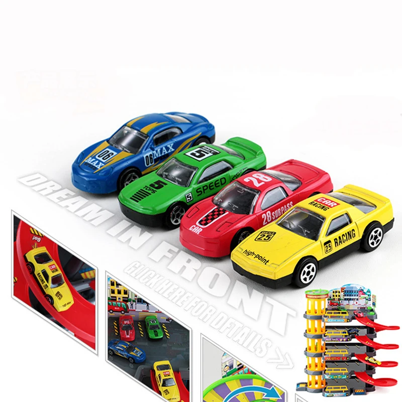 3D автостоянка 5 слоев здание головоломка собрать автомобиль игрушка DIY слот модель игрушки для детей