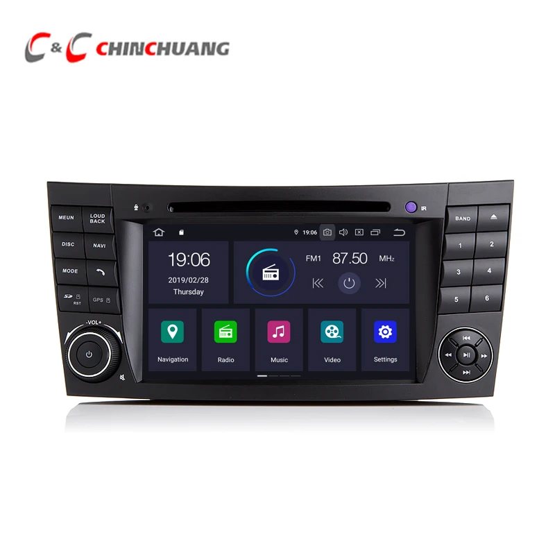 

Android 9.0 Car DVD Player for Mercedes Benz CLK W209 E-Class W211 E200 CLS W219 Radio RDS GPS DVR Wifi 4G Audio Video Output