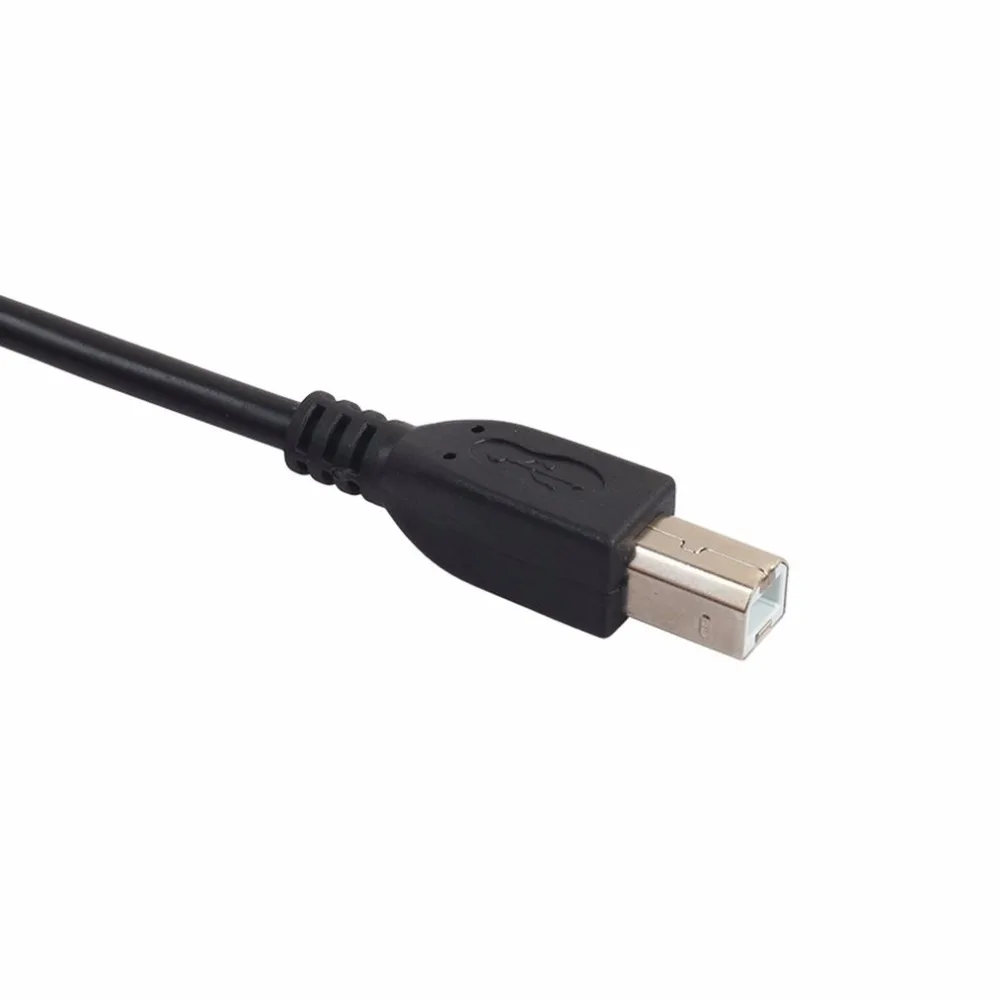 Новинка 2017 высокоскоростной кабель USB 2 0 1 5 м 3 длинный черный экранированный
