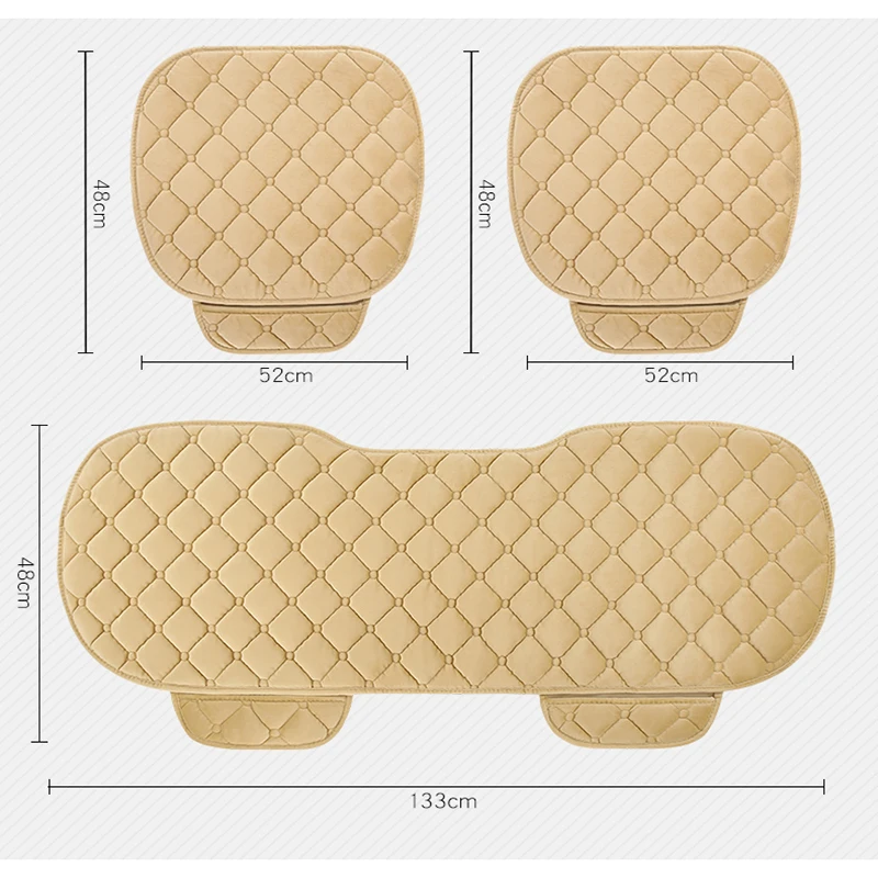 

WLMWL Universal Leather Car seat cushion Fit Most Car Interior Accessories Sedans Seat Cushion car styling auto Cushion