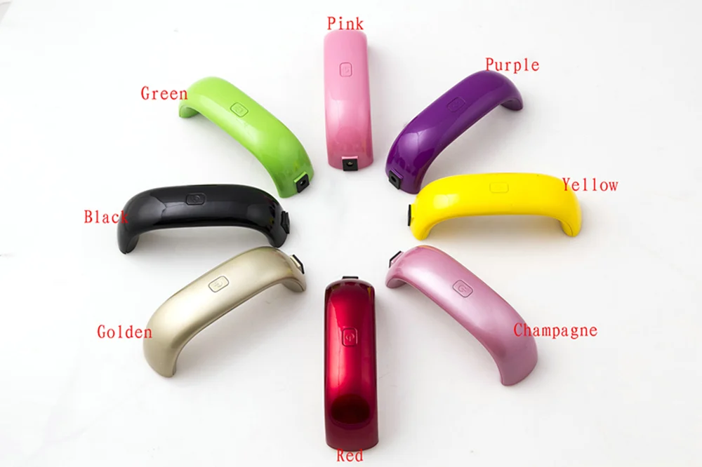 3 шт. светодиодные мини-лампы для сушки гель-лака 9 Вт | Красота и здоровье