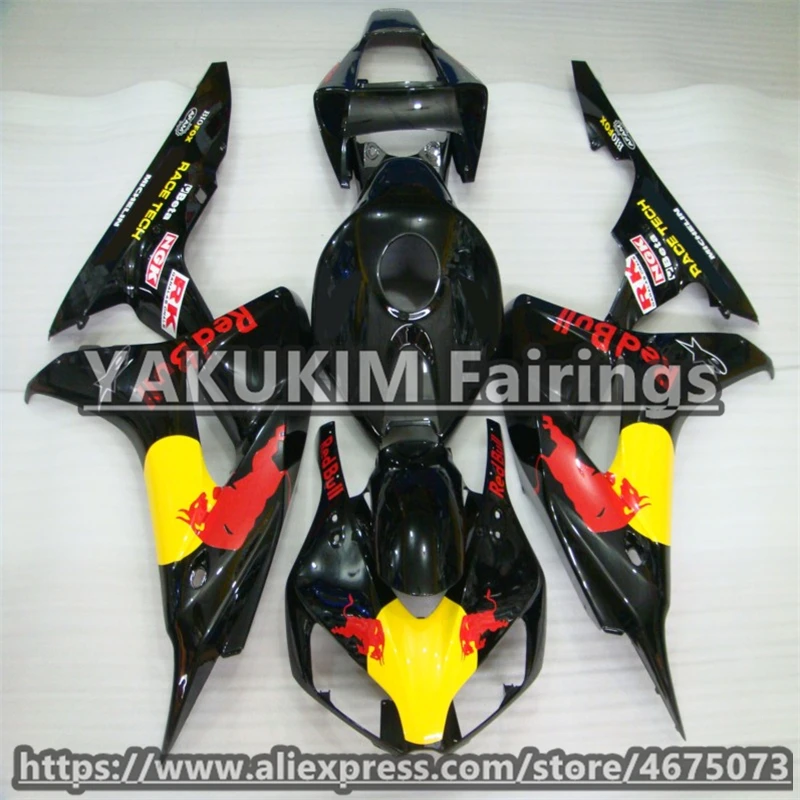 ABS инъекции обтекатели комплект для Honda CBR1000RR 2006 2007 мотоциклетные Обтекатели Badywork