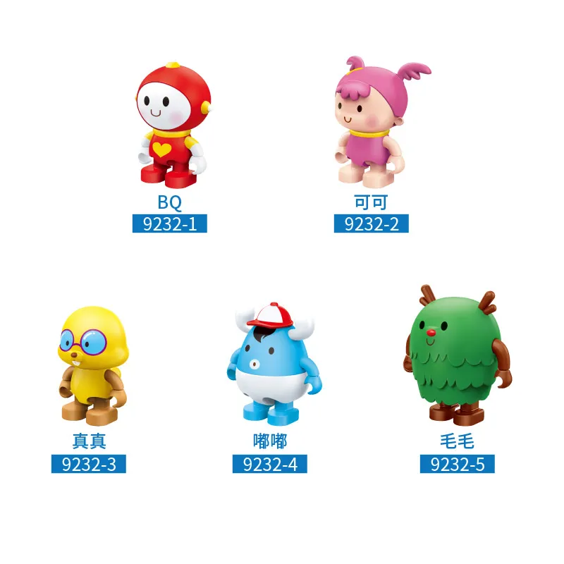Фигурки Волшебный город Banbao аниме игрушки для детей подарки большие модели