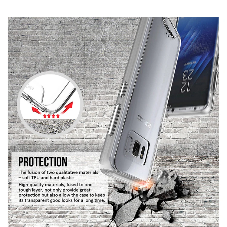 VIAERSON Shockproof Clear TPU+ PC Back Cover For iPhone X Plus 9 Case Super Anti-shock Coque iphone 7 8 6 6s Bag | Мобильные