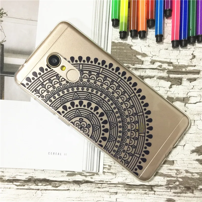 xiaomi redmi 5 Case Silicon mandala totem Painting Soft TPU Back Cover for plus Phone fitted shell |