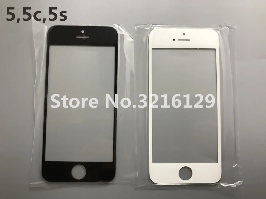 

50pcs/lot NEW Replacement LCD Front Touch Screen Glass Outer Lens for iphone 5 5s 5c SE Free Shipping