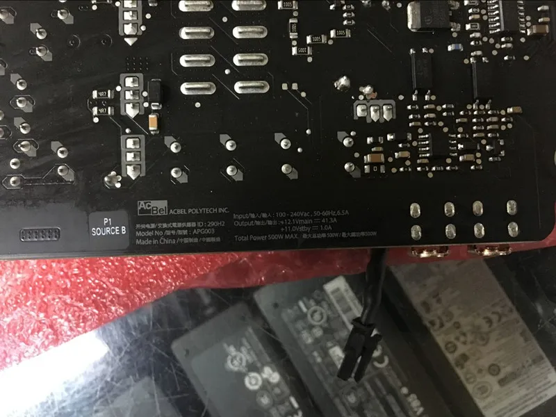 Новый Для iMac Pro 27 &quotA1862 внутренний блок питания Блок PSU адаптер ADP 500AF T APG003 конец 2017