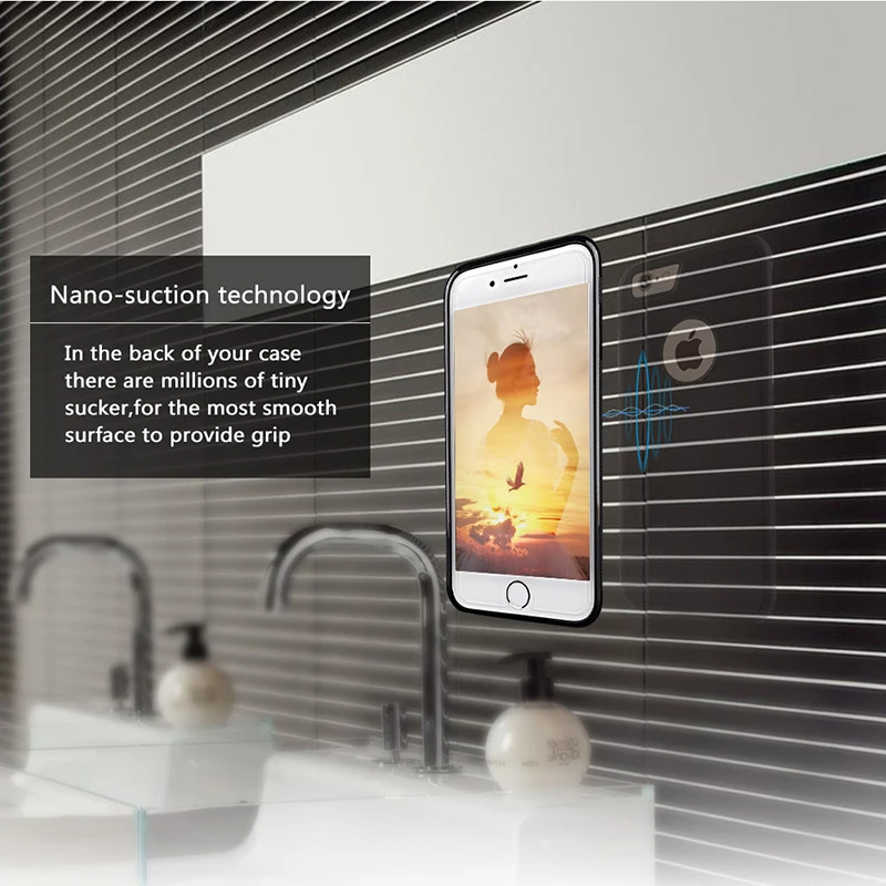 Антигравитационные чехлы для телефонов Samsung Galaxy S8 S9 Plus S6 S7 EDGE Nano всасывающий чехол