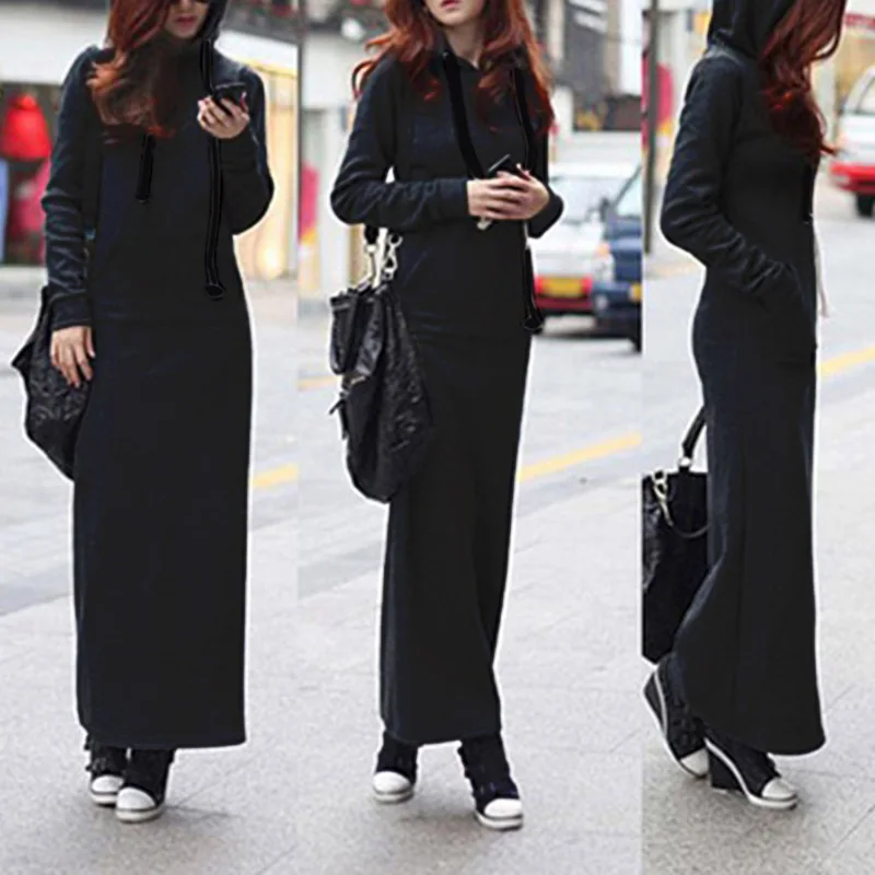 Модная женская Повседневная Толстовка с длинным рукавом теплый спортивный