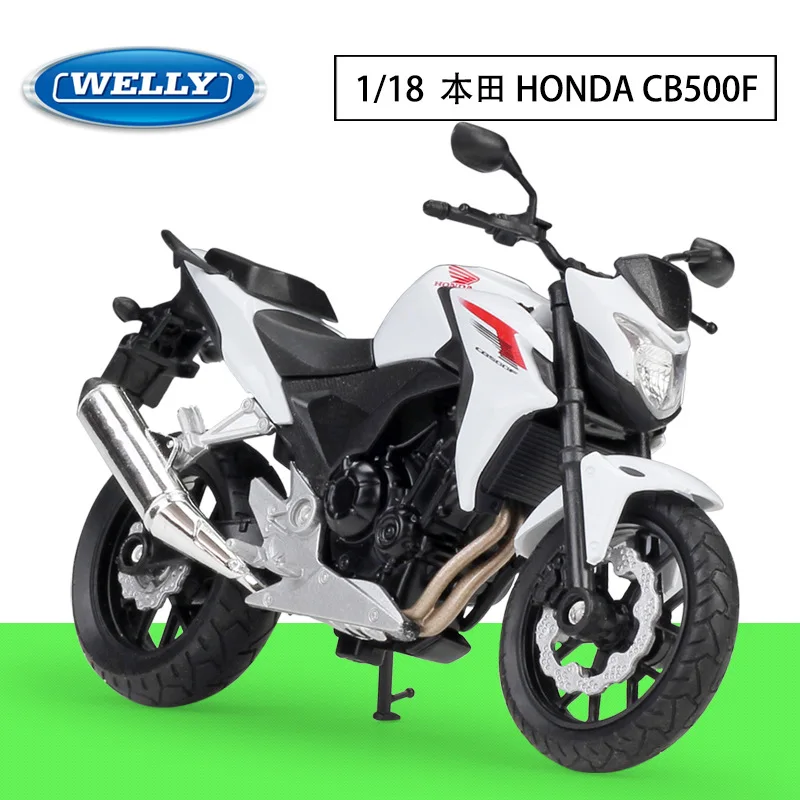 2014 CB500F 1:18 Welly Suzuki Honda Triumph Yamaha Aprilia Norton литой мотоцикл - Цвет: 2014 CB500F