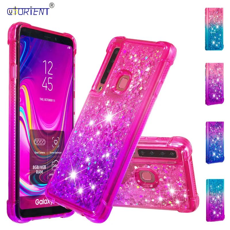 Шикарный чехол для Samsung Galaxy A9 2018 A920 динамический жидкий зыбучий песок A9s Star Pro SM-A920X