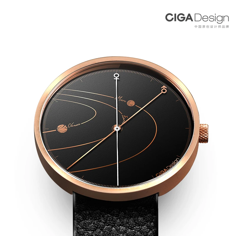 D012 серия Xiaomi CIGA дизайн любовника звезда наручные часы Мода простой ретро досуг