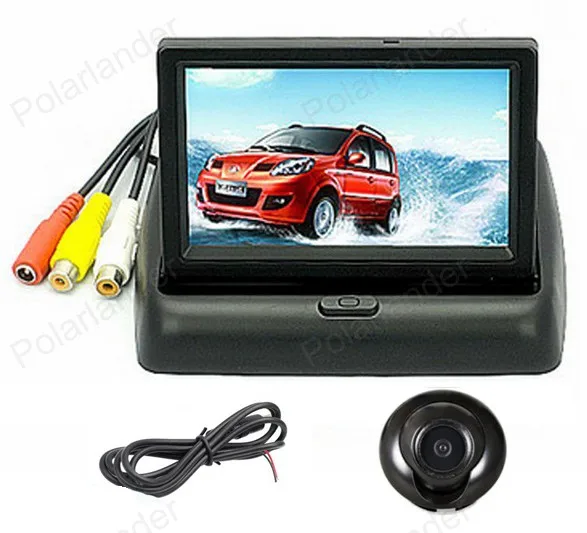 Лидер продаж 4 3 дюймовый автомобильный монитор TFT для реверсивной парковки HD CCD