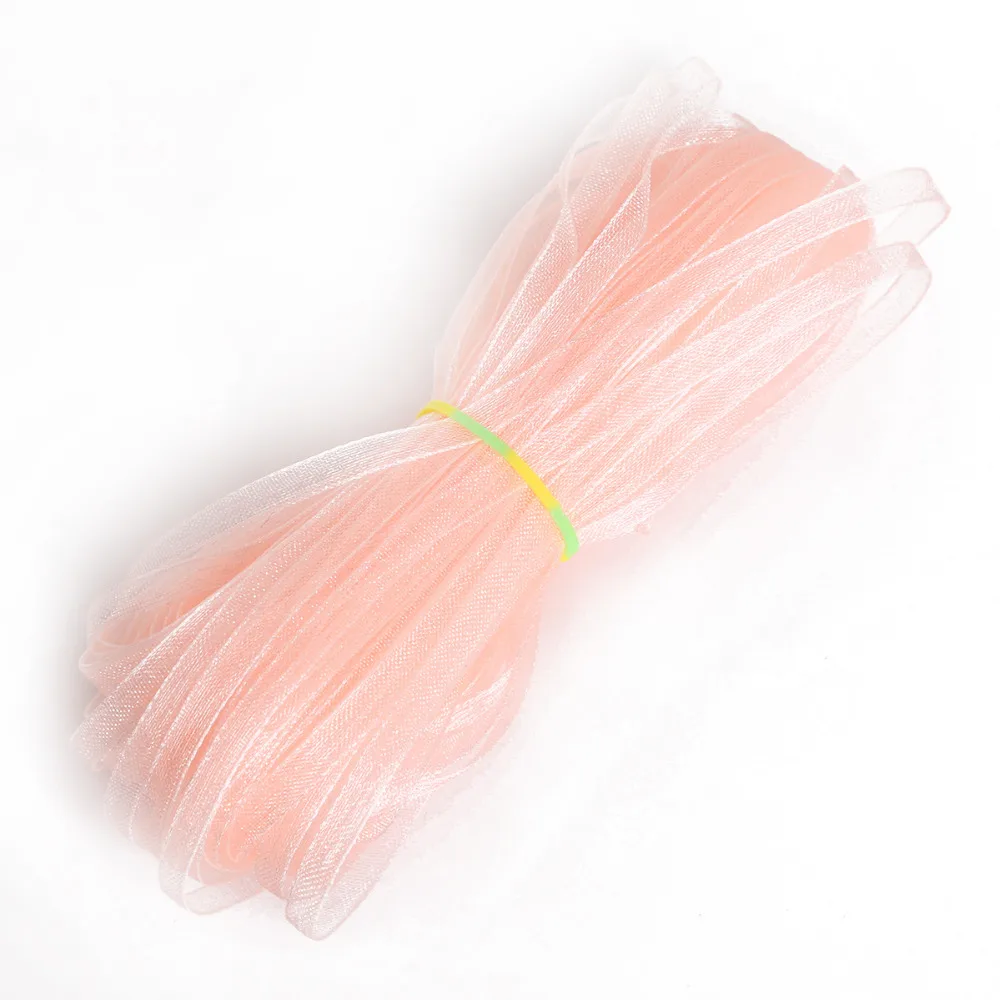 Ленты из органзы разных цветов ширина 3 мм 20 ярдов швейная ткань подарочная