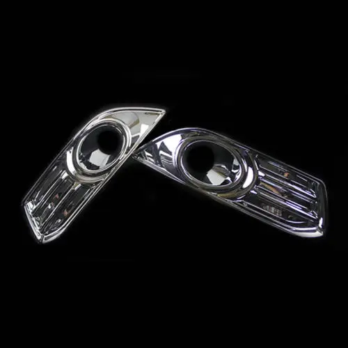2 шт. Хромированная передняя противотуманная фара Накладка для Ford Fusion Mondeo 13 14|for ford
