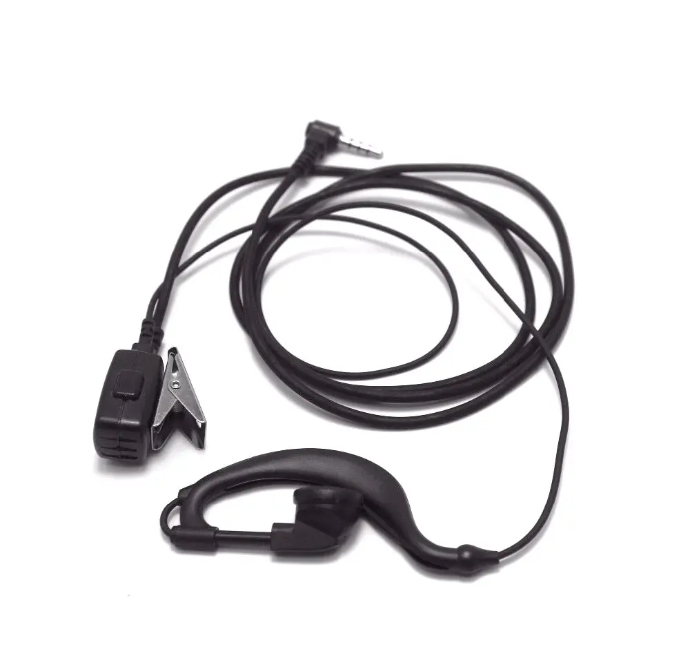 1 Pin 3 5 мм PTT Микрофон Гарнитура Железный зажим для YAESU радио VX 2R/3R/5R/160 футов TSP|Рации|