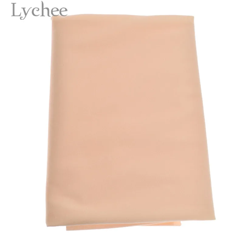 Lychee Life полуметр кукольная кожа ткань однотонная плюшевая DIY лоскутное шитье