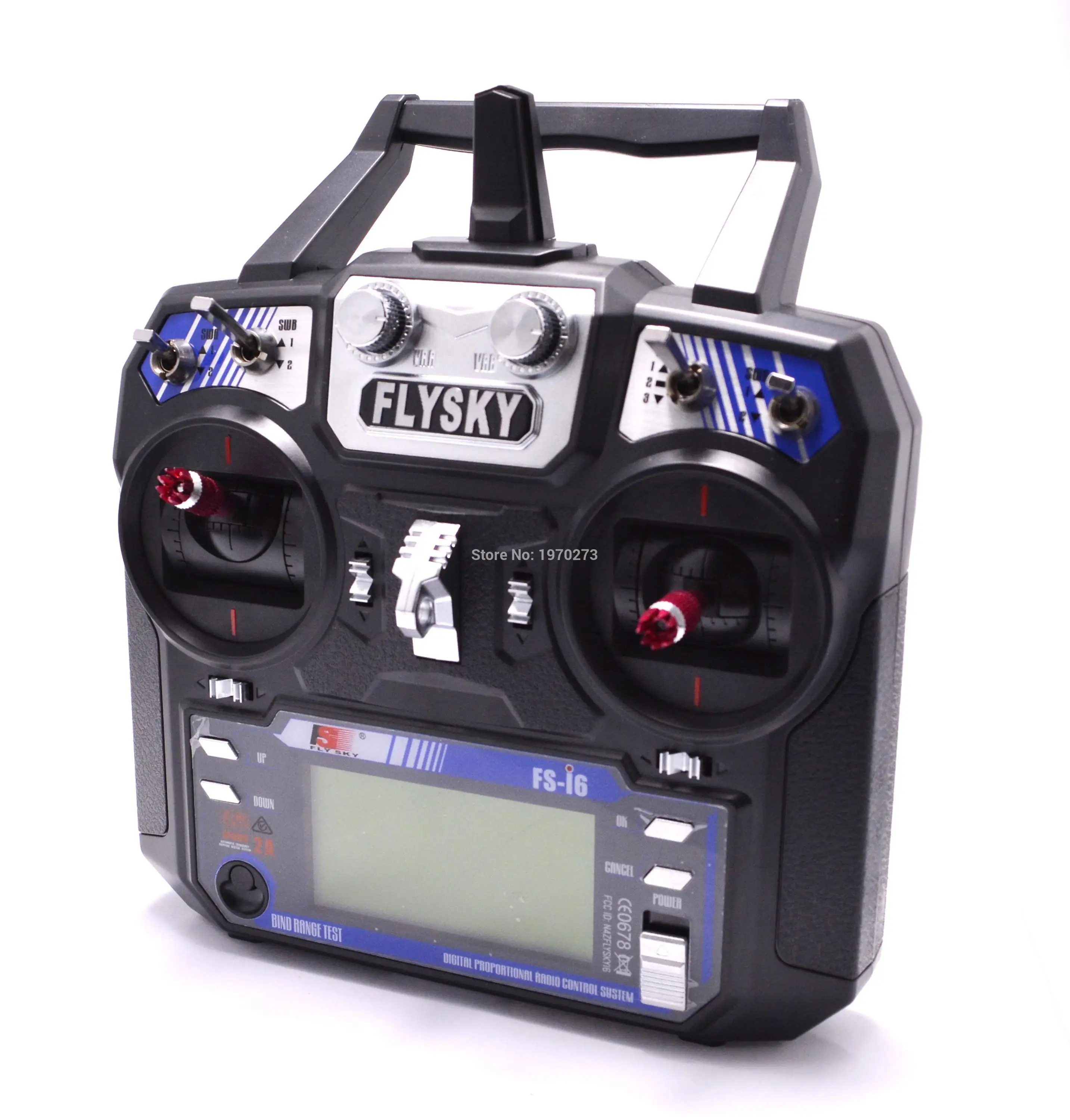 Flysky FS i6 I6 2 4G 6CH RC контроллер передатчика с ресивером для радиоуправляемого
