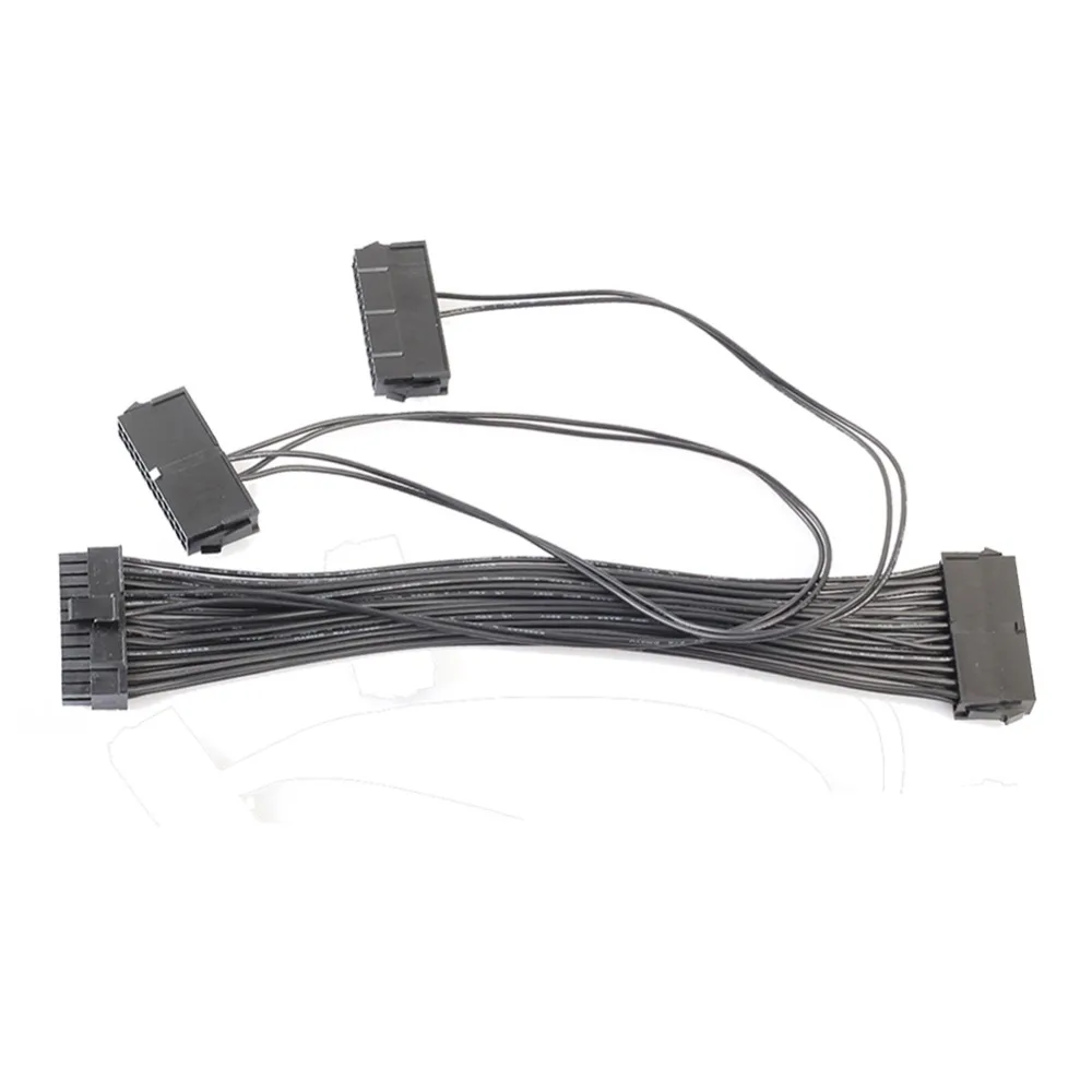 ATX 24Pin 3 блока питания стартовый Шнур адаптер материнской платы кабель 18AWG