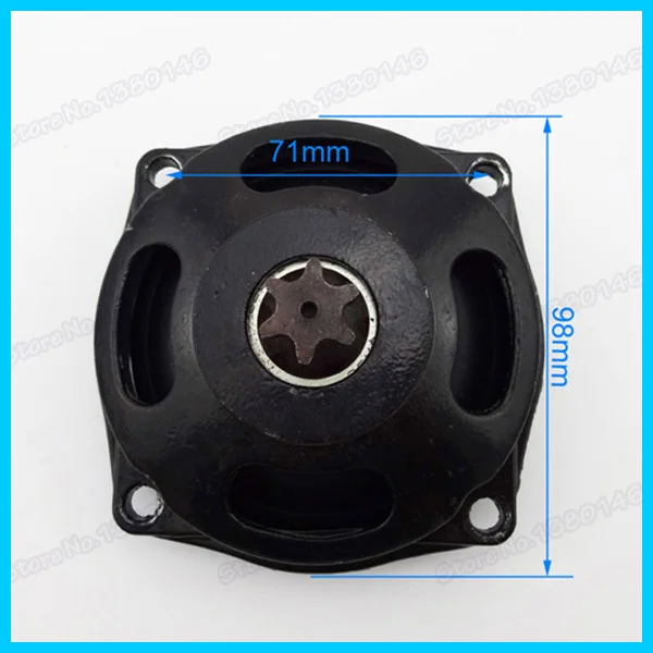 T8F 6 Tooth front sprocket pinion and Clutch Drum Gear Box For 47cc 49cc Mini Moto Pocket Dirt Bike ATV Quad | Автомобили и