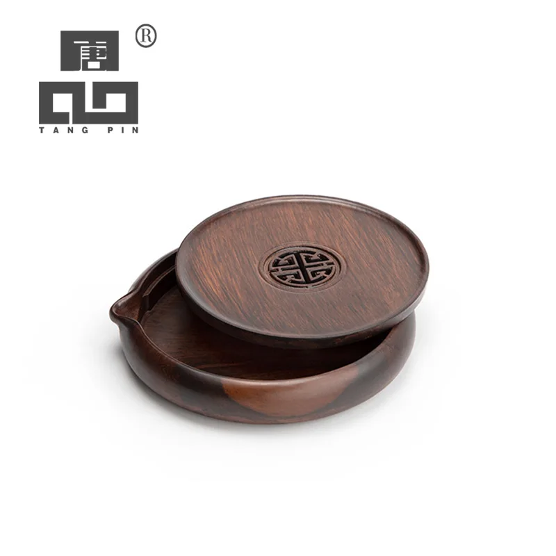 Деревянные чайные подставки TANGPIN черные подносы для чая горшков - Цена: 2 293,70 руб.