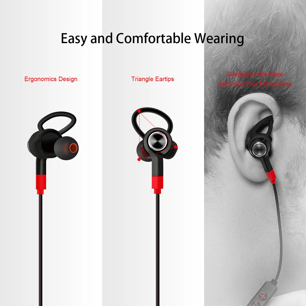 Mixcder Flyto спортивные bluetooth наушники с шейным ремешком беспроводная гарнитура для