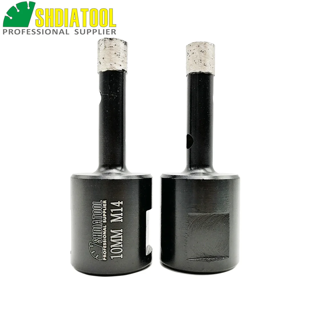 

SHDIATOOL 2pcs M14 Dia 10mm Welded Diamond Drilling Core Bits (Wet) Hard Granite Marble Drill Bit Stone Concrete Hole Saw