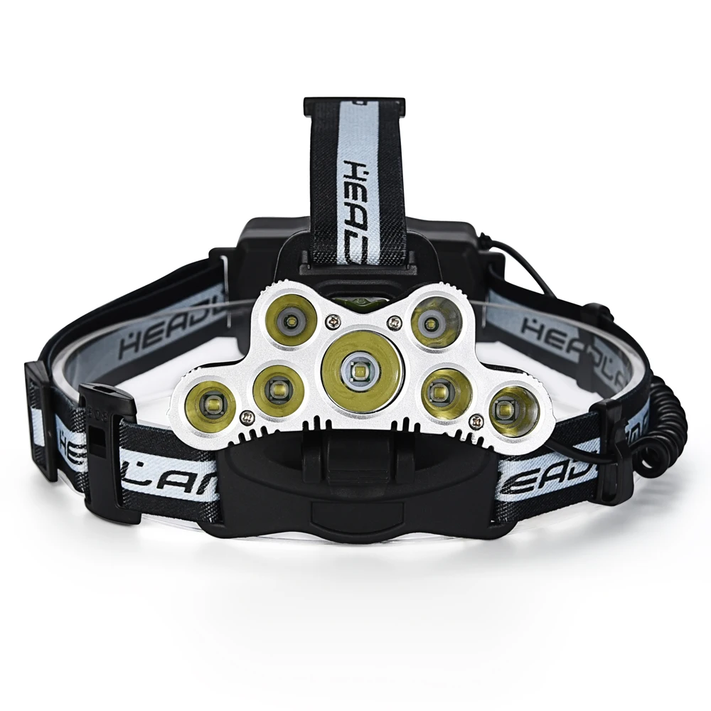 

BIKE LIGHT 40000 LM 7X XM-L T6 LED USB Rechargeable Headlamp Headlight Travel Head Torch+USB line