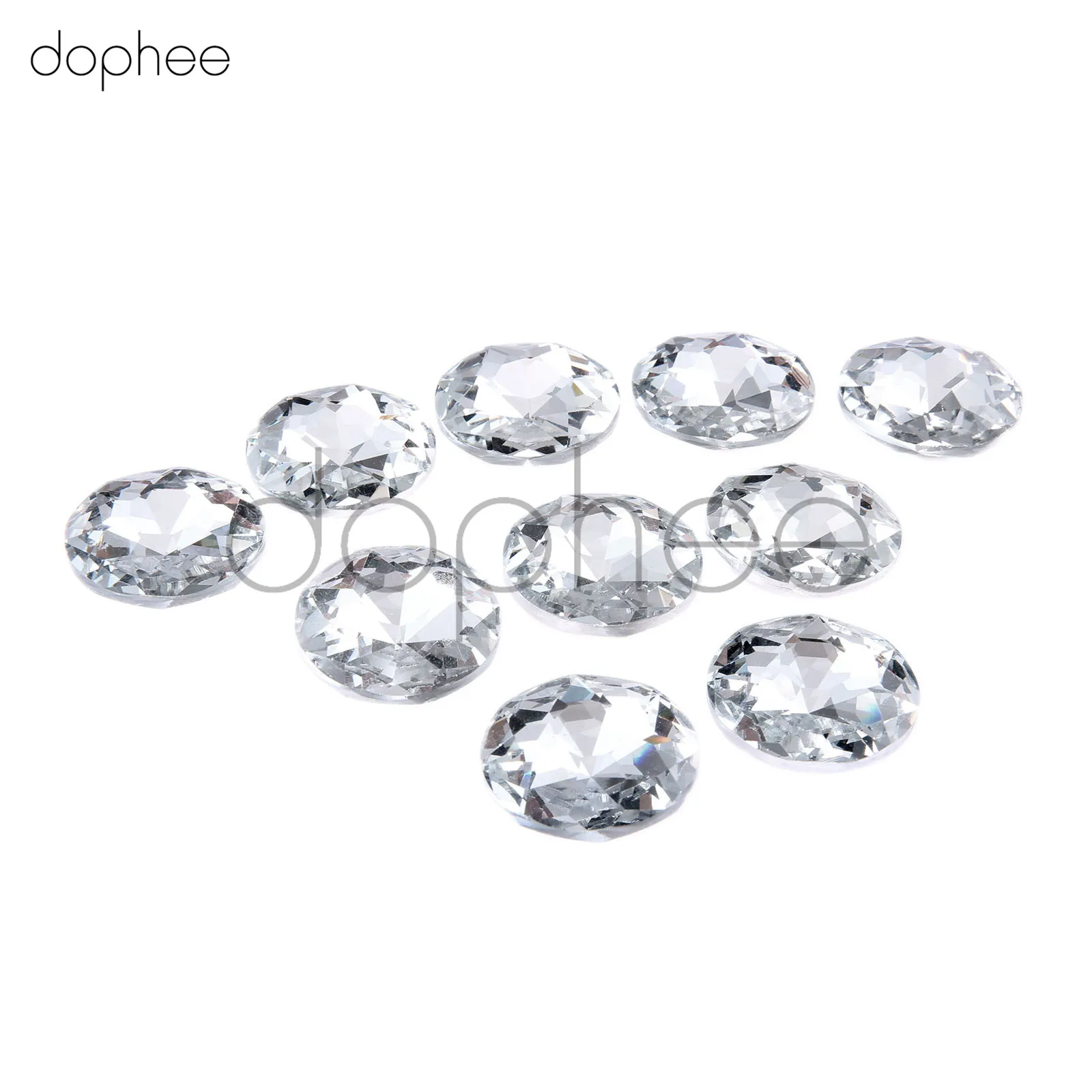 Dophee 10 шт. 16/18/25 мм бриллиантовый рисунок блестящие круглые пуговицы швейные для