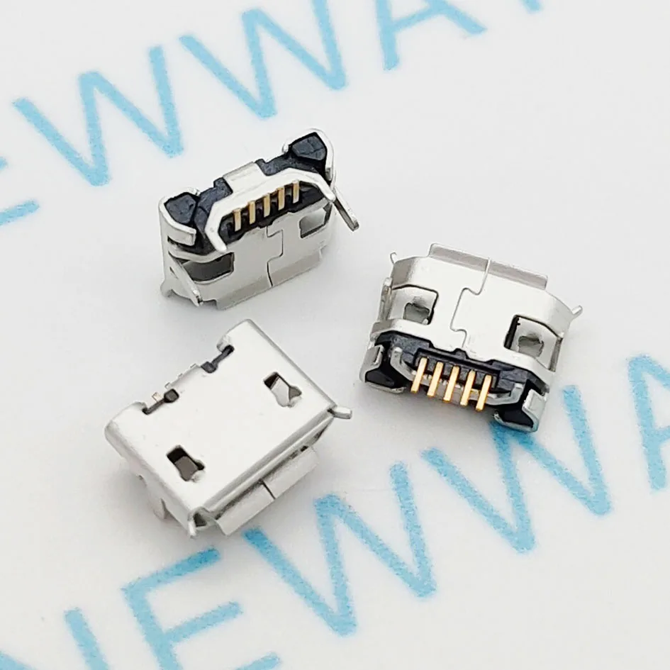Новинка высокое качество 100 шт. разъем Micro Usb гнездо тип 5Pin Smt Хвостовая зарядная