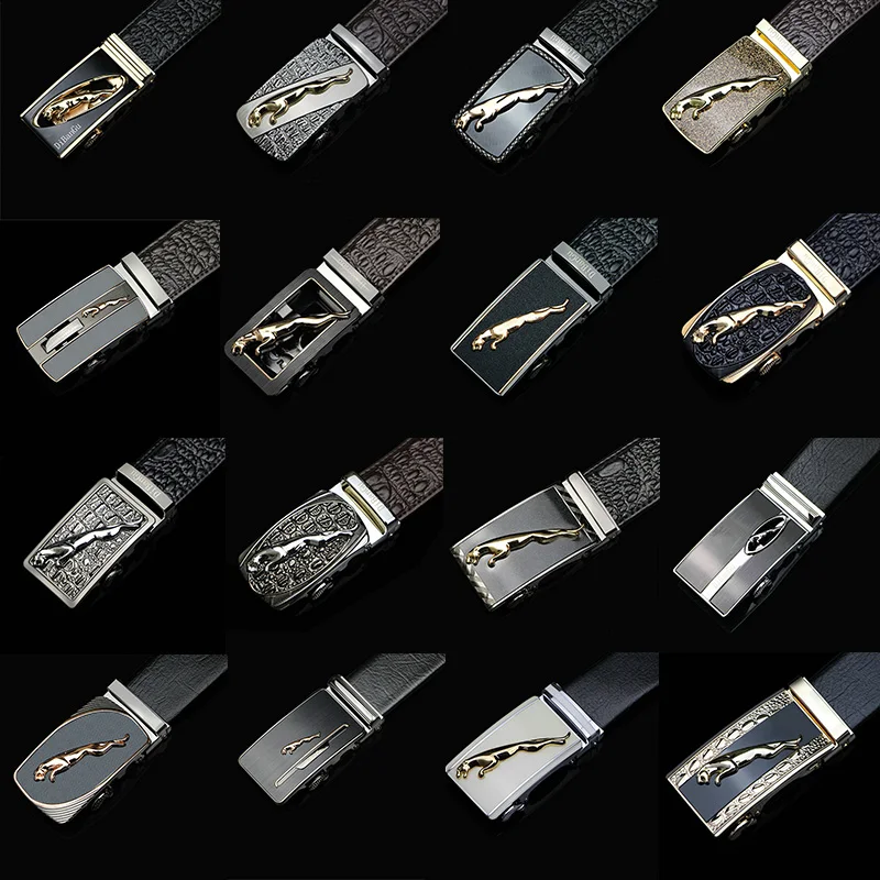 28 стилей Автоматическая пряжка из сплава без ремня для мужчин Jaguar Пряжка Леопард