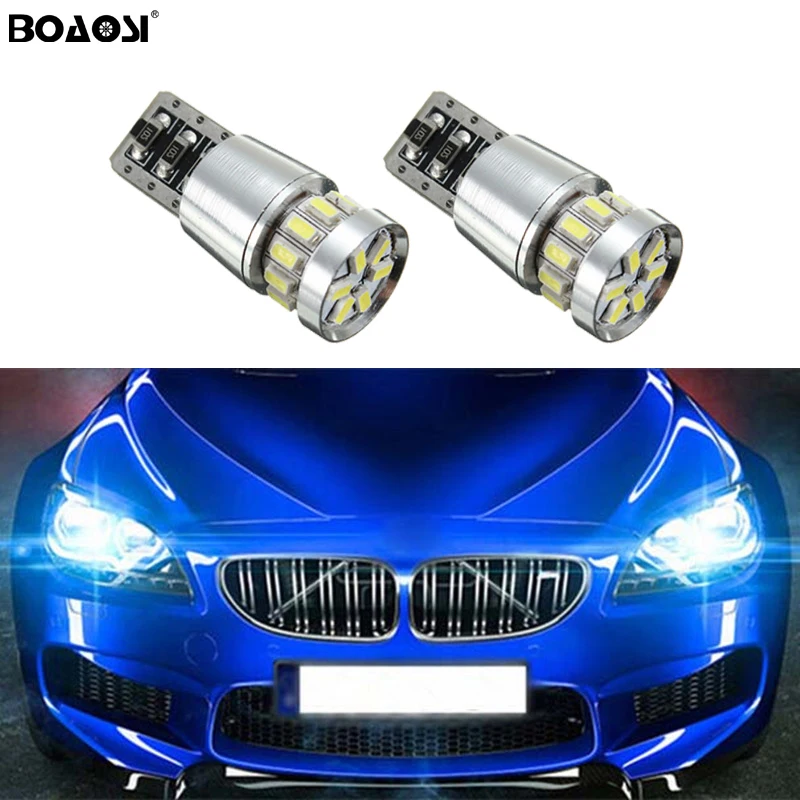 2x Canbus автомобиля светодиодный T10 W5W 18 парковка светильник для BMW E46 E39 E91 E92 E93 E28 E61 F11