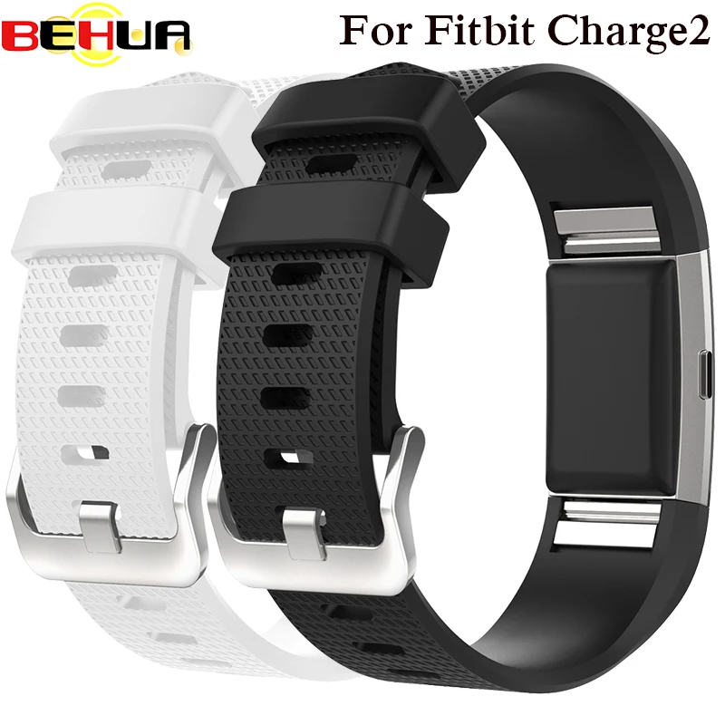 Силиконовый ремешок для часов fitbit Charge 2 сменный спортивный браслет фитнес