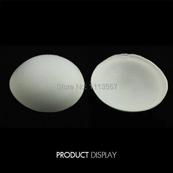 Оптовая продажа 50 пар белые круглые чашечки для бюстгальтера мягкие поролоновые