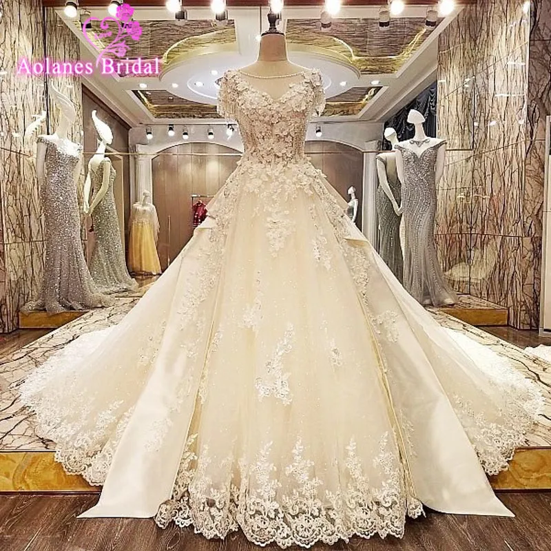 Лидер продаж роскошные мягкие тюлевые Свадебные платья с рукавами-крылышками