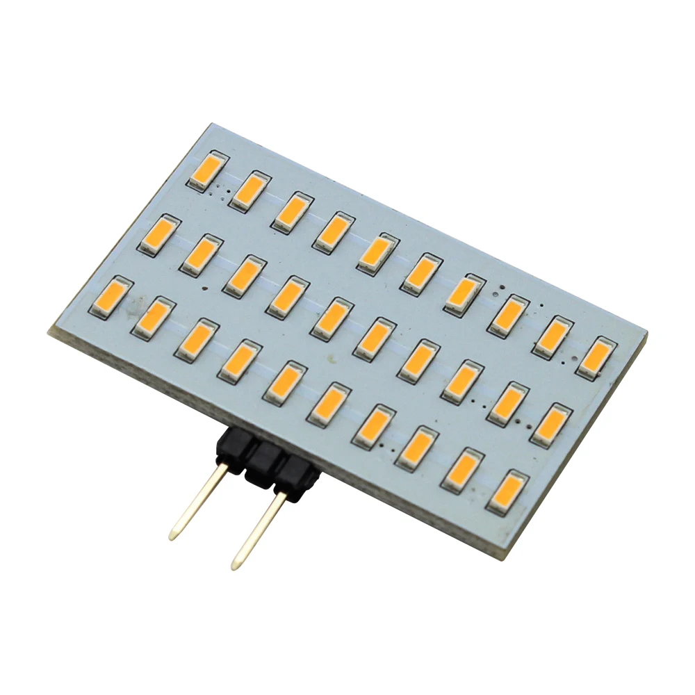 G4 Bi Pin Базовая светодиодный прямоугольные лампы 12 V 24 AC/DC 3014 поверхностного