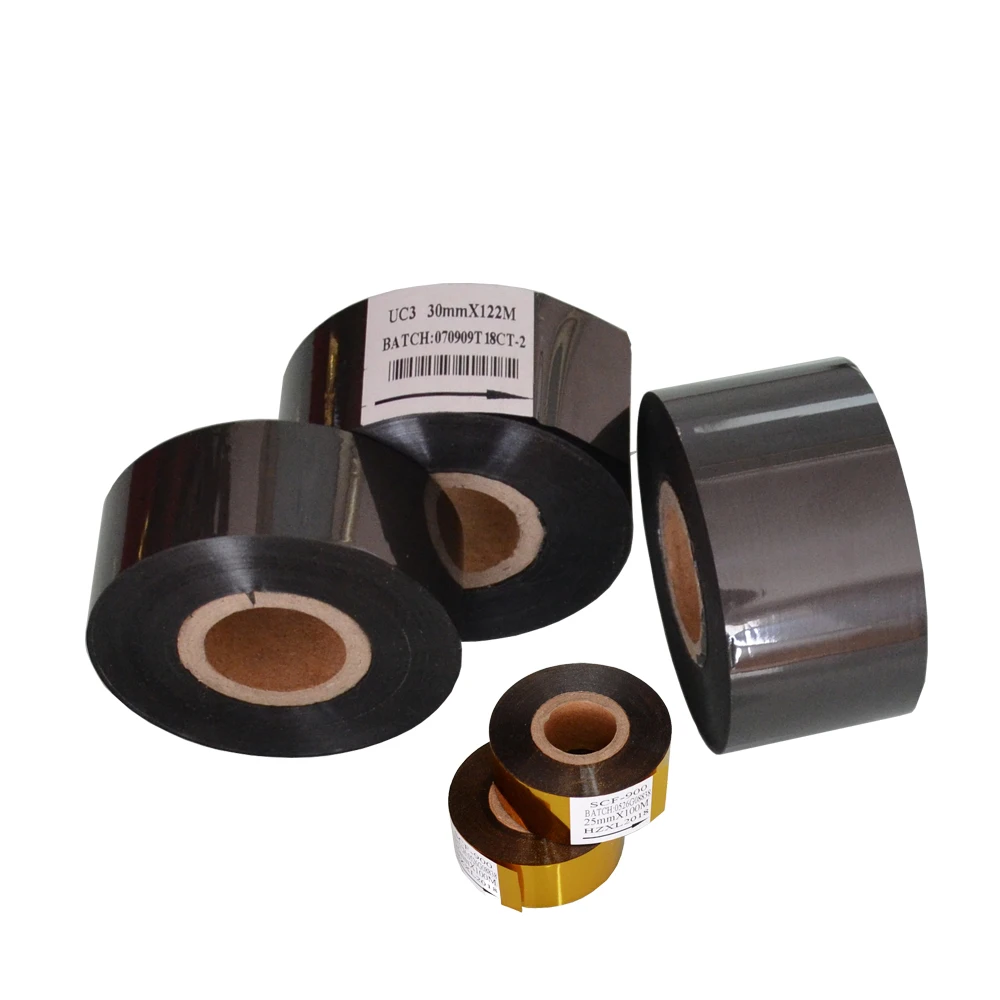 

Black Width 25mm length 122m printing hot stamping foil for packing bags