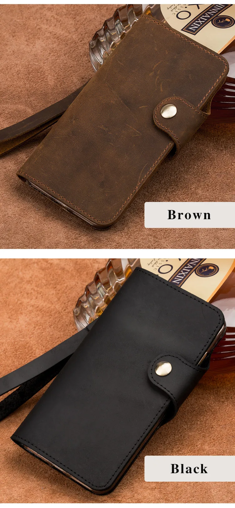 Genuine PULL-UP Leather Flip case for Huawei P20 P30 Pro Lite Mate 20 30 Pro phone Bag For Honor 8X 20i 10 20 Pro Sling Magnetic