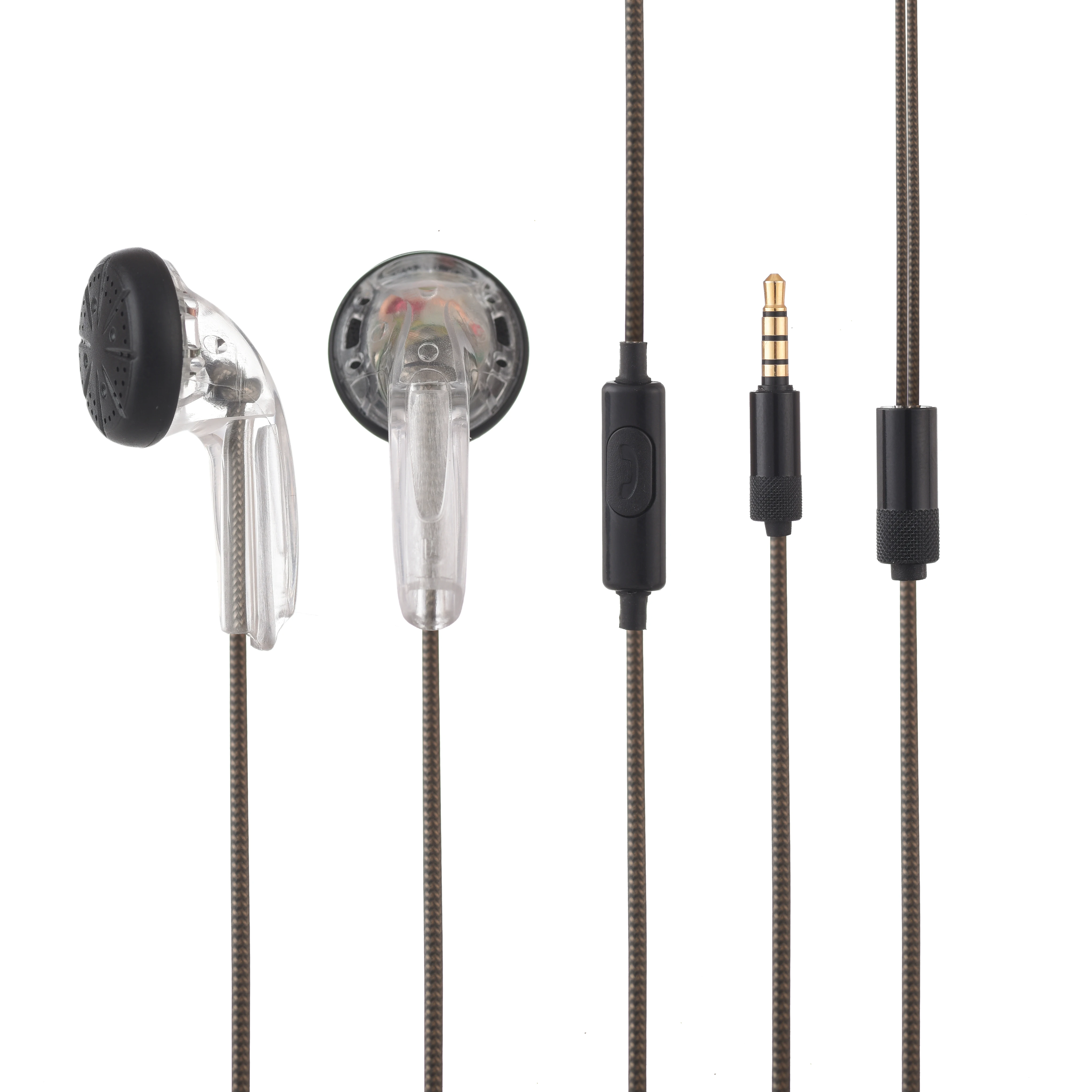 FENGRU CMX500 DIY MX500 In-ear с плоской головкой Наушники Hi-Fi наушники регулятор баса DJ