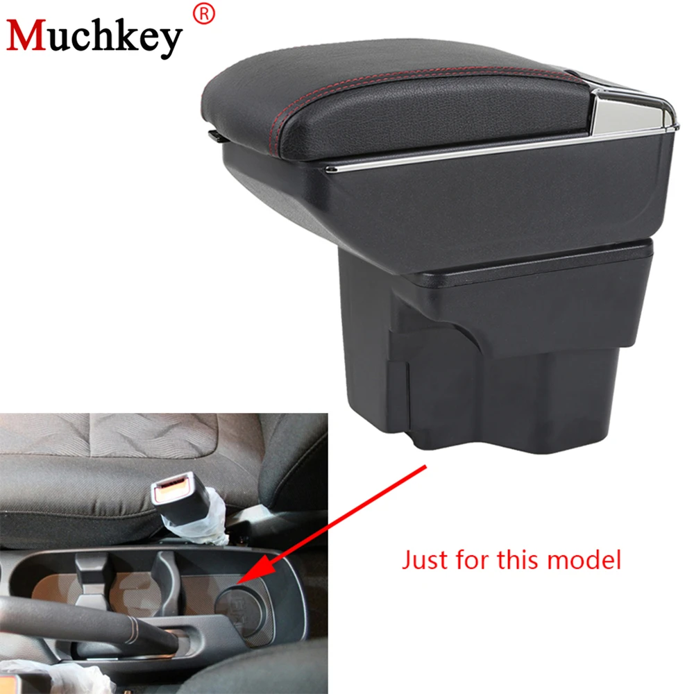 

Armrest box For KIA K2 RIO 2011-2016 Central Console Arm Store content box cup holder ashtray With Rise and Down Function parts