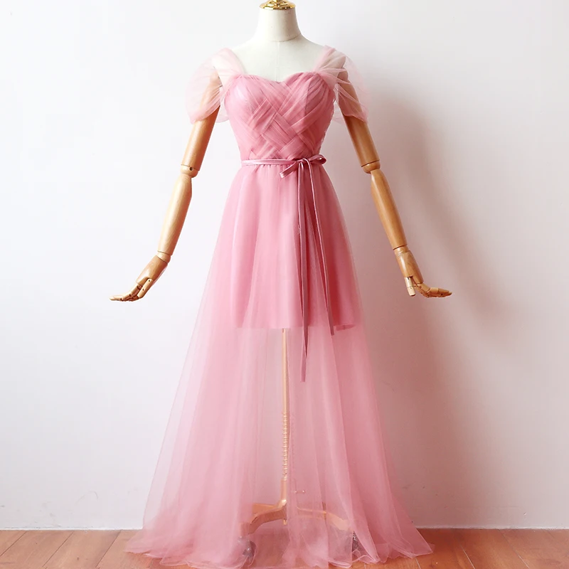 Длинное платье для подружки невесты длинное длиной до пола свадьбы банкета