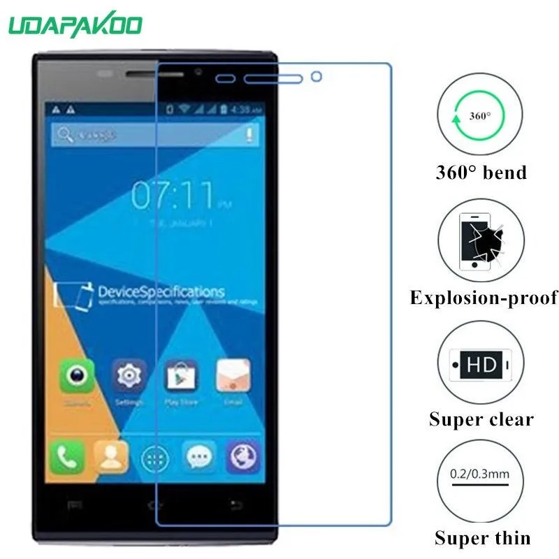udapakoo clear Tempered (soft glass) film for Doogee Turbo Mini F1 Nano Explosion-proof glass Screen Protector | Мобильные телефоны