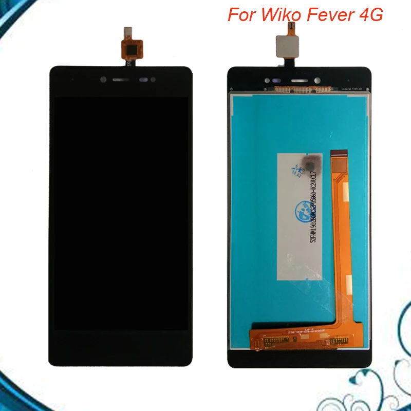 Для Wiko Fever 4G ЖК дисплей + сенсорный экран 100% новый дигитайзер в сборе для 4g