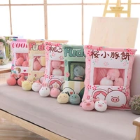 a bag of 8pcs mini mouse cat unicorn plush toys for children cartoon pillow japan anime figure creative gift for kids or her