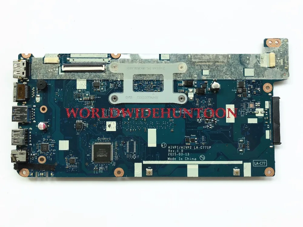 Оригинальная материнская плата для ноутбука Lenovo Ideapad 100 14IBY AIVP1/AIVP2 LA C771P 5B20J30734 SR1YJ